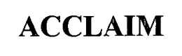 ACCLAIM trademark