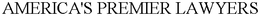 AMERICA'S PREMIER LAWYERS trademark