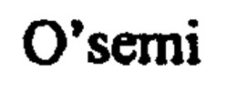 O'SEMI trademark