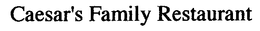CAESAR'S FAMILY RESTAURANT trademark