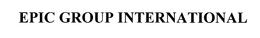 EPIC GROUP INTERNATIONAL trademark