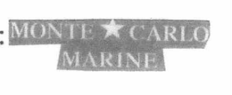 MONTE CARLO MARINE trademark