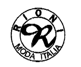 R RIONI MODA ITALIA trademark