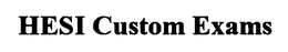 HESI CUSTOM EXAMS trademark