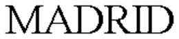 MADRID trademark
