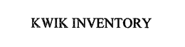 KWIK INVENTORY trademark