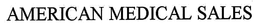 AMERICAN MEDICAL SALES trademark