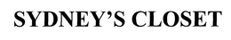 SYDNEY'S CLOSET trademark