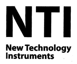 NTI NEW TECHNOLOGY INSTRUMENTS trademark