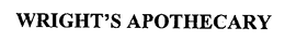 WRIGHT'S APOTHECARY trademark