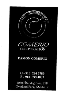 C COMERIO CORPORATION DAMON COMERIO trademark