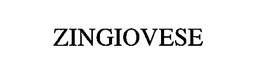 ZINGIOVESE trademark