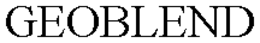 GEOBLEND trademark
