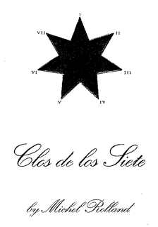 CLOS DE LOS SIETE BY MICHEL ROLLAND I II III IV V VI VII trademark