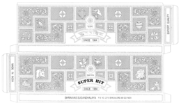SATYA SUPER HIT SINCE 1964 MADE IN INDIA EXPORT QUALITY SHRINIVAS SUGANDHALAYA P.B. NO. 2318 BANGALORE - 560 023 INDIA trademark