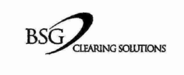 BSG CLEARING SOLUTIONS trademark