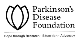 PARKINSON'S DISEASE FOUNDATION HOPE THROUGH RESEARCH · EDUCATION · ADVOCACY trademark
