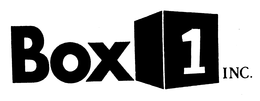 BOX 1 INC. trademark