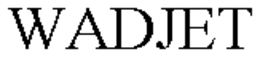 WADJET trademark