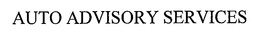 AUTO ADVISORY SERVICES trademark