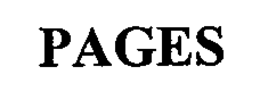 PAGES trademark