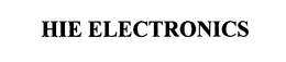 HIE ELECTRONICS trademark