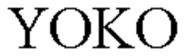 YOKO trademark