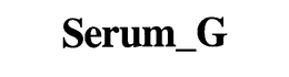 SERUM_G trademark