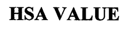 HSA VALUE trademark