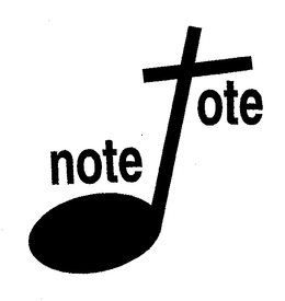 NOTE TOTE trademark