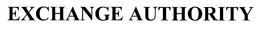 EXCHANGE AUTHORITY trademark