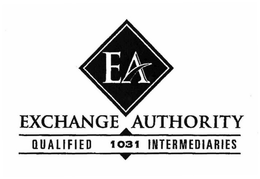 EA EXCHANGE AUTHORITY QUALIFIED 1031 INTERMEDIARIES trademark