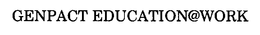 GENPACT EDUCATION@WORK trademark