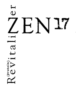 ZEN 17 REVITALINER (PROTEIN) trademark