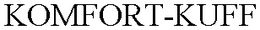 KOMFORT-KUFF trademark