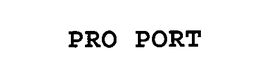 PRO PORT trademark