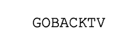 GOBACKTV trademark