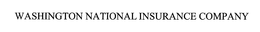WASHINGTON NATIONAL INSURANCE COMPANY trademark