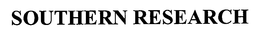 SOUTHERN RESEARCH trademark