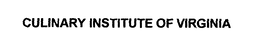 CULINARY INSTITUTE OF VIRGINIA trademark