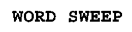 WORD SWEEP trademark