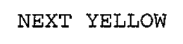 NEXT YELLOW trademark