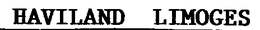 HAVILAND LIMOGES trademark