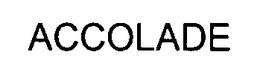ACCOLADE trademark