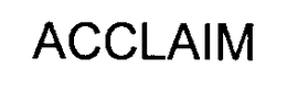 ACCLAIM trademark