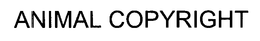 ANIMAL COPYRIGHT trademark