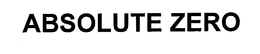 ABSOLUTE ZERO trademark