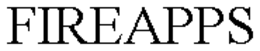 FIREAPPS trademark