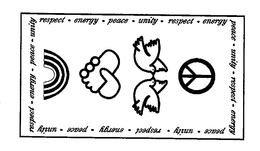 RESPECT · ENERGY · PEACE · UNITY · trademark