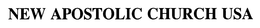 NEW APOSTOLIC CHURCH USA trademark